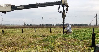 Установка винтовых свай Отрадный цена от 3060 руб.